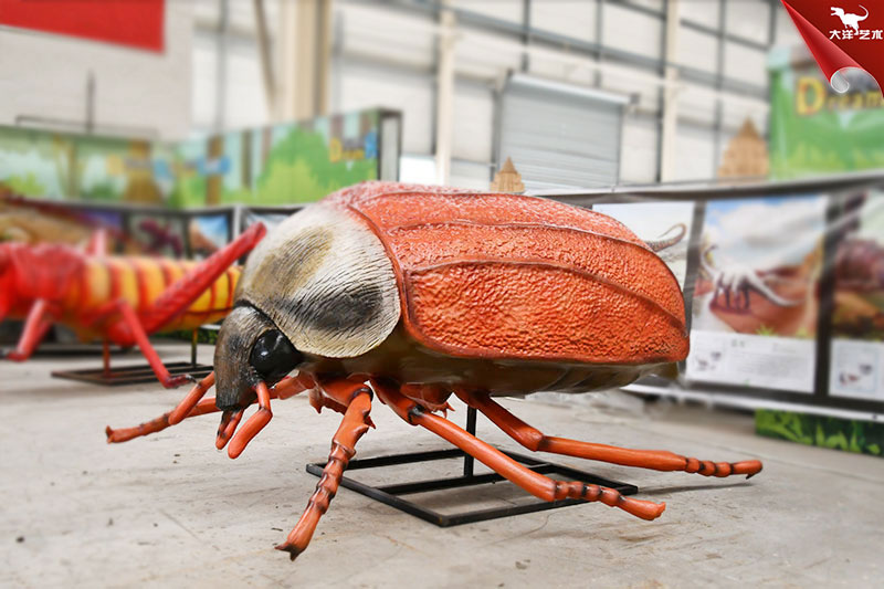巨型仿真昆虫甲虫模型