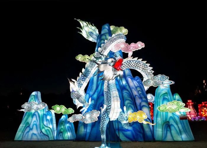 龙灯与神话灯组