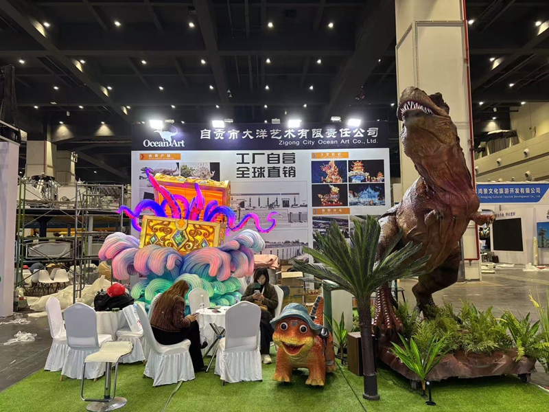 大洋艺术参加2025郑州全球游乐设备展 · 图片2