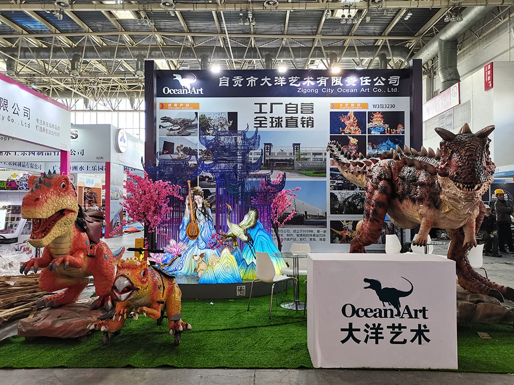 大洋艺术参加2024中国(北京)国际游乐设施设备博览会